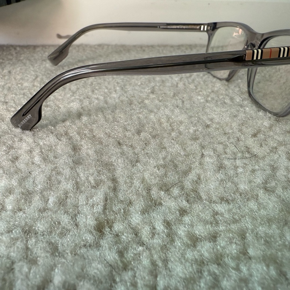 Burberry Men's Grey Glasses With Case - Picture 3 of 5